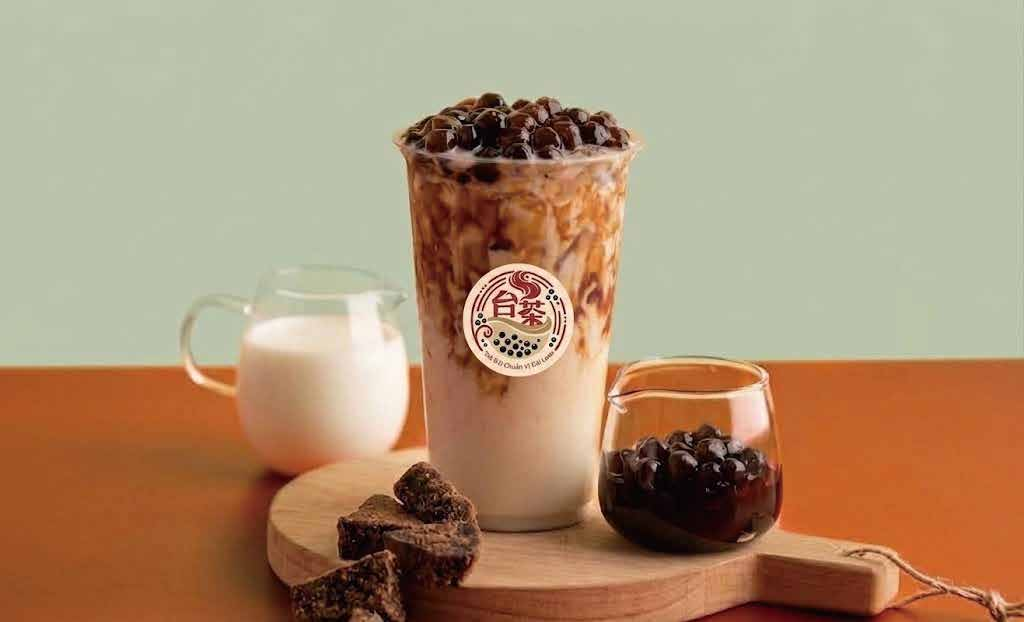 台茶珍珠鮮奶飲品，圖片取自招商簡報